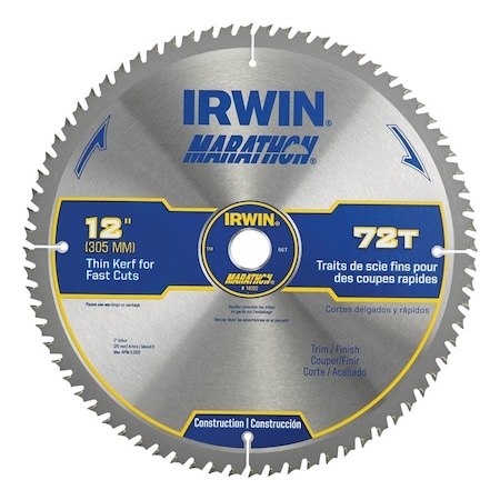 Irwin Blade Circ 12"72T Marath 14082